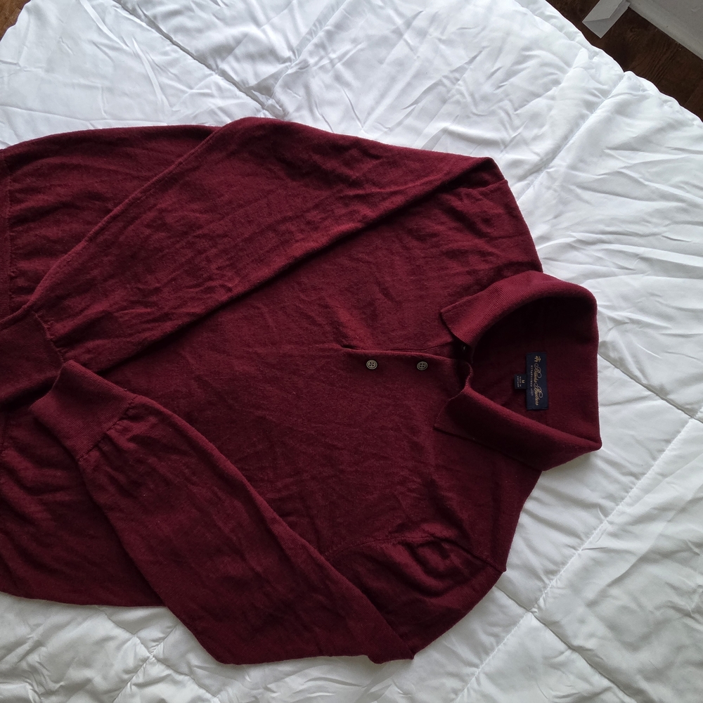 Brooks Brothers Burgundy Sweater